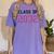 Class Of 2032 Graduation T-Shirts Women's Comfort Colors T-Shirt Violet