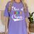 Class Of 2032 Kindergarten Back To School Graduation Women's Comfort Colors T-Shirt Violet
