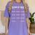 Class Of 2033 Graduation With Space For Hand Prints Women's Comfort Colors T-Shirt Violet