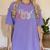 Class Of 2034 Senior Graduate 2034 Graduation Women's Comfort Colors T-Shirt Violet