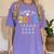 Class Of 2035 Grow With Me Checklist Graduation Women's Comfort Colors T-Shirt Violet