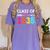 Class Of 2035 Kindergarten Pre K Grow With Me Graduation Women's Comfort Colors T-Shirt Violet