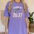 Class Of 2037 Graduation Women's Comfort Colors T-Shirt Violet