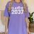 Class Of 2037 Kindergarten To Graduation First Day Of School Women's Comfort Colors T-Shirt Violet