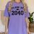 Class Of 2040 Grow With Me Graduation First Day Of School Women's Comfort Colors T-Shirt Violet
