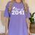 Class Of 2041 Grow With Me Graduation First Day Of School Women's Comfort Colors T-Shirt Violet