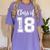 Class Of Two Thousand 18 Shirt Graduation T-Shirt Women's Comfort Colors T-Shirt Violet