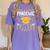 College 2021 Degree Graduation Graduate Women's Comfort Colors T-Shirt Violet
