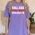 College Final Boss Graduate University Grad Gamer Graduation Women's Comfort Colors T-Shirt Violet
