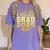 College Grad Class Of 2025 Senior Graduate Graduation Women's Comfort Colors T-Shirt Violet