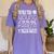 College Graduate Mom Dad Quote Graduation Party Women's Comfort Colors T-Shirt Violet