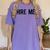 College Graduation Hire Me Women's Comfort Colors T-Shirt Violet