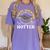 College Masters Degree Graduation Three Degrees Hotter Women's Comfort Colors T-Shirt Violet