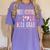 Colorful Proud Grandma 2024 NICU Graduate Baby Graduation Women's Comfort Colors T-Shirt Violet