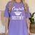 Congrats 2018 Destiny College High School Graduation T-Shir Women's Comfort Colors T-Shirt Violet