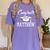 Congrats 2018 Matthew College High School Graduation T-Shir Women's Comfort Colors T-Shirt Violet