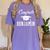 Congrats Benjamin College High School Graduation Women's Comfort Colors T-Shirt Violet