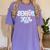 Coquette Senior-Class Of 2026 Preppy Graduation Graduate Women's Comfort Colors T-Shirt Violet