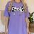 Cow Print Bow And Stethoscope Nurse RN Graduation Coquette Women's Comfort Colors T-Shirt Violet