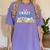 Crazy Cat Lady Doctorate Graduation T-Shirt Phd EdD Women's Comfort Colors T-Shirt Violet