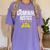 Criminal Justice Degree Graduation Senior Celebration Grad Women's Comfort Colors T-Shirt Violet