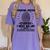 Criminal Justice School Degree Graduation Day Student Women's Comfort Colors T-Shirt Violet
