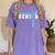 Cross Country Senior Night XC Senior 2026 Graduation 50 Women's Comfort Colors T-Shirt Violet