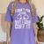 I Cuff Stupid Police Officer T Shirt Academy Graduation Women's Comfort Colors T-Shirt Violet