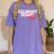 Culinary School Graduation Class Of 2018 Women's Comfort Colors T-Shirt Violet