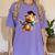 Cute Graduation Bear To Celebrate Your Graduate Women's Comfort Colors T-Shirt Violet