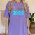 Cute Graduation Shirt Class Of 2022 Shirt Women's Comfort Colors T-Shirt Violet