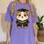 Cute Hamster Graduation Women's Comfort Colors T-Shirt Violet
