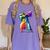 Dabbing Graduation Women Women's Comfort Colors T-Shirt Violet