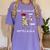 The Dabbing Llama Graduation Class Of 2018 T-Shirt Women's Comfort Colors T-Shirt Violet