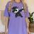 Dabbing Panda Bear Graduation Senior 2019 Shirt Women's Comfort Colors T-Shirt Violet