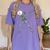 Dabbing Skeleton Nurse Halloween Graduation Women's Comfort Colors T-Shirt Violet