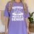 Dad Of a 2018 Senior Graduation Women's Comfort Colors T-Shirt Violet