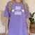 Dad Of The Grad School College University Graduation Women's Comfort Colors T-Shirt Violet