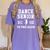 Dance Team Senior 2025 Dance Senior Night Graduation Party Women's Comfort Colors T-Shirt Violet