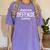 Dissertation Defense Survivor PhD Graduation Law Women's Comfort Colors T-Shirt Violet