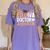 Doctor Of Education EdD Graduation ED Diva Women's Comfort Colors T-Shirt Violet