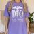 Doctor Graduation Shirt Tshirt Tee For Medical Students Women's Comfort Colors T-Shirt Violet