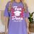Im Done Graduating Class Of 2019 School Graduation T Shirt Women's Comfort Colors T-Shirt Violet