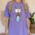 Donkey Nurse RN ER Nursing School Graduation Women's Comfort Colors T-Shirt Violet