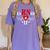 Earned It For Nurse Graduation Or RN LPN Nursing School Grad Women's Comfort Colors T-Shirt Violet