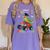 I Easily Crushed Kindergarten Graduation 2022 Truck Dinosaur Women's Comfort Colors T-Shirt Violet