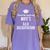 EDD Doctor Of Education EdD Wife Doctorate Graduation Women's Comfort Colors T-Shirt Violet