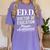 EdD Doctor Of Education Graduation For Doctoral Degree Women's Comfort Colors T-Shirt Violet
