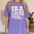 EdD Doctor Of Education In Progress EdD Graduation Women's Comfort Colors T-Shirt Violet