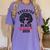 Educated Graduate 2019 Graduation Cute T Shirt Women's Comfort Colors T-Shirt Violet